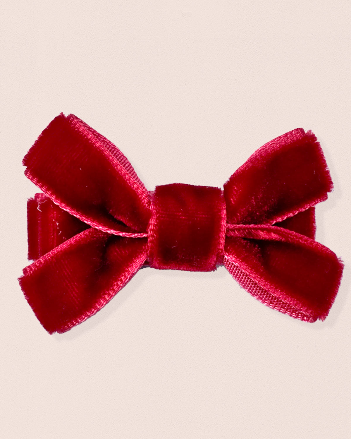 Hairbow 4cm Burgundy Velvet - Hairbow
