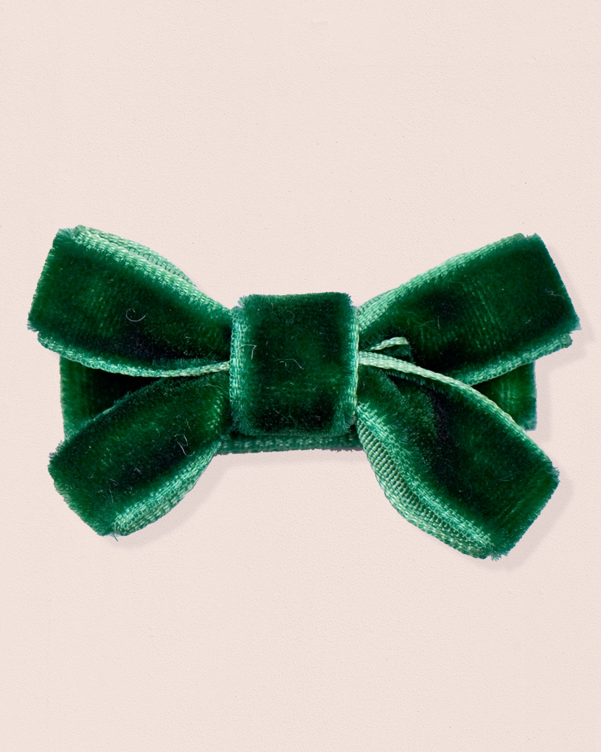 Hairbow 4cm Green Velvet