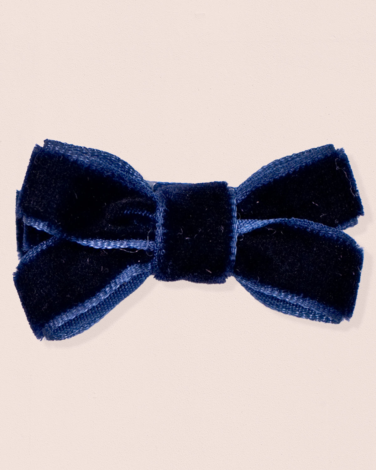 Hairbow 4cm Navy Velvet - Hairbow