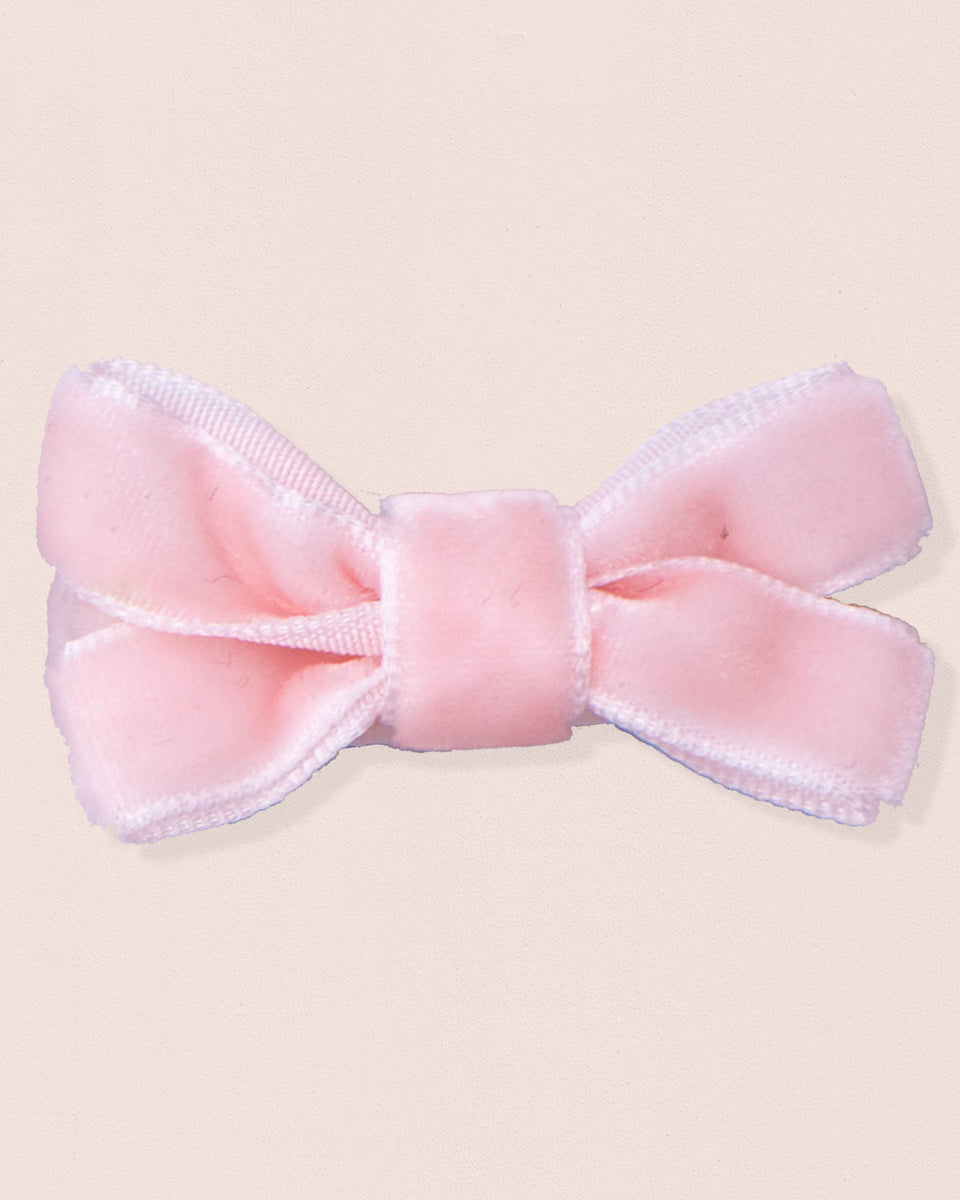 Hairbow 4cm Pink Velvet