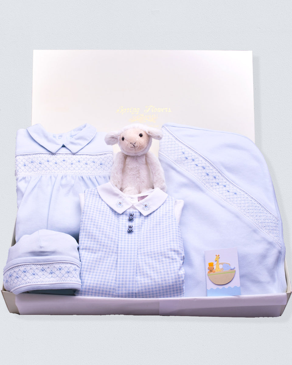 Baby Blue Smocked Gift Bundle