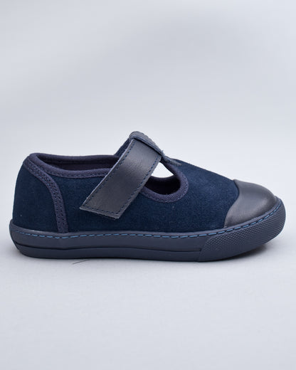 Kennedy Navy Suede Shoe - Shoe