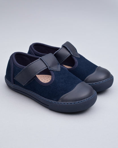 Kennedy Navy Suede Shoe - Shoe