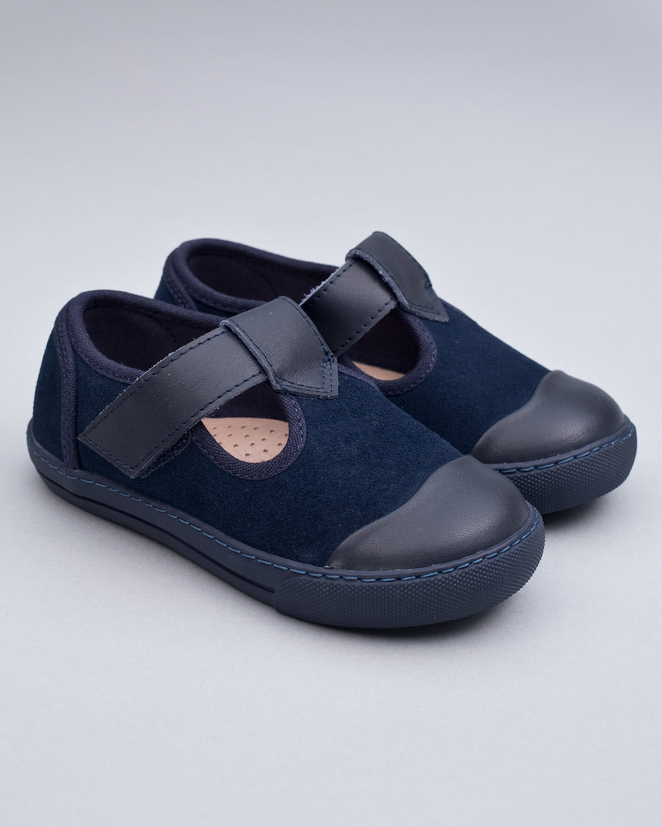 Kennedy Navy Suede Shoe