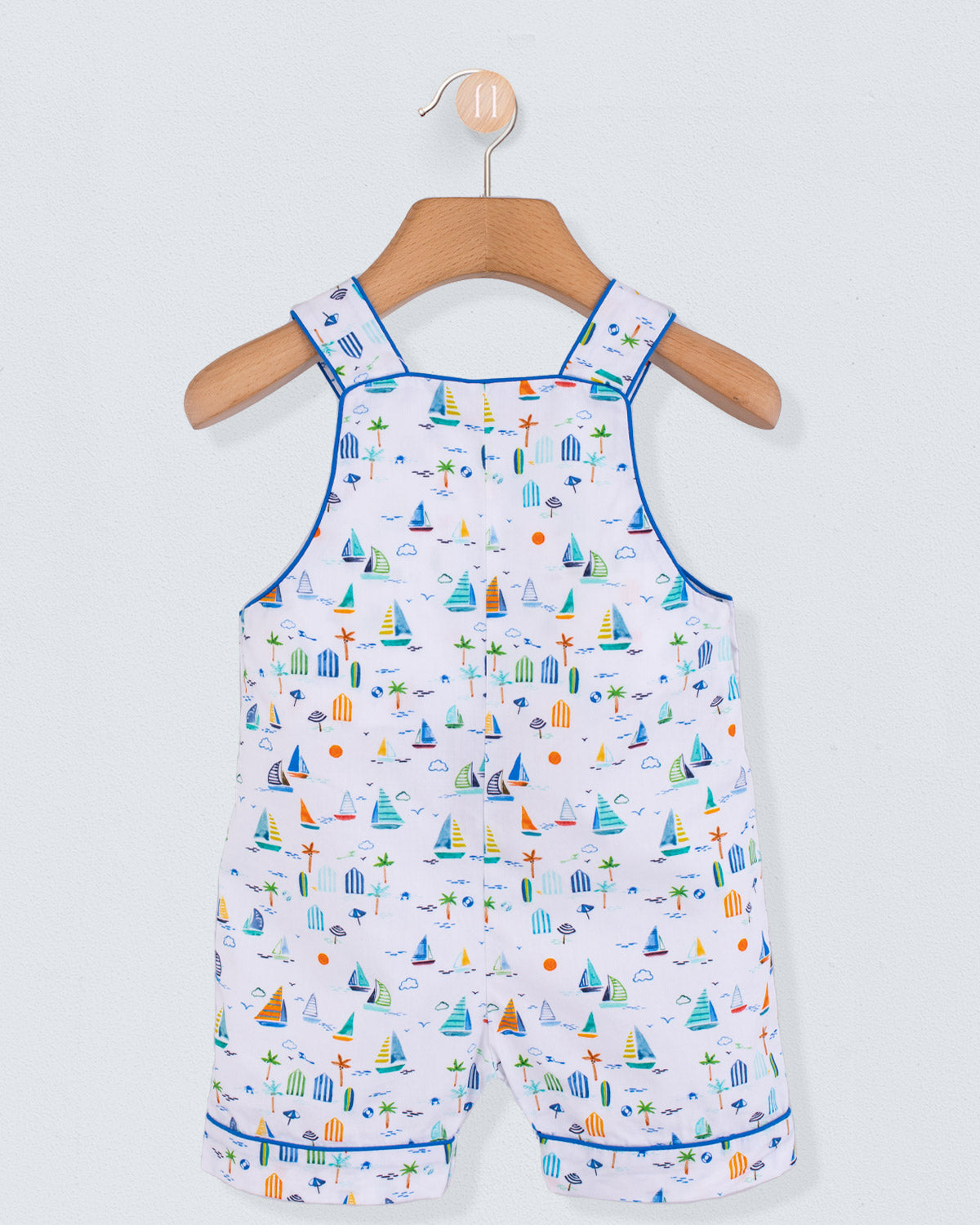 Starboard Veneto Blue Boats Shortall - Romper