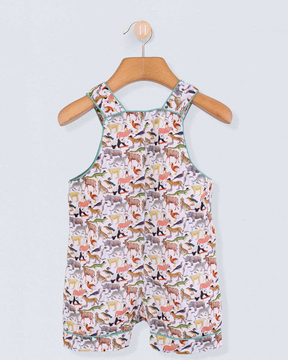 Starboard Liberty Colorful Animals Shortall - Romper