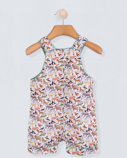 Starboard Liberty Colorful Animals Shortall - Romper