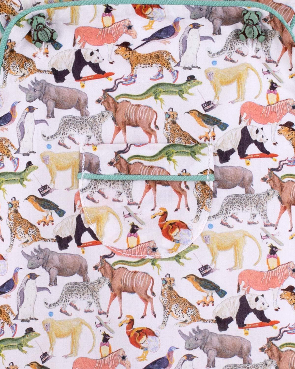 Starboard Liberty Colorful Animals Shortall - Romper