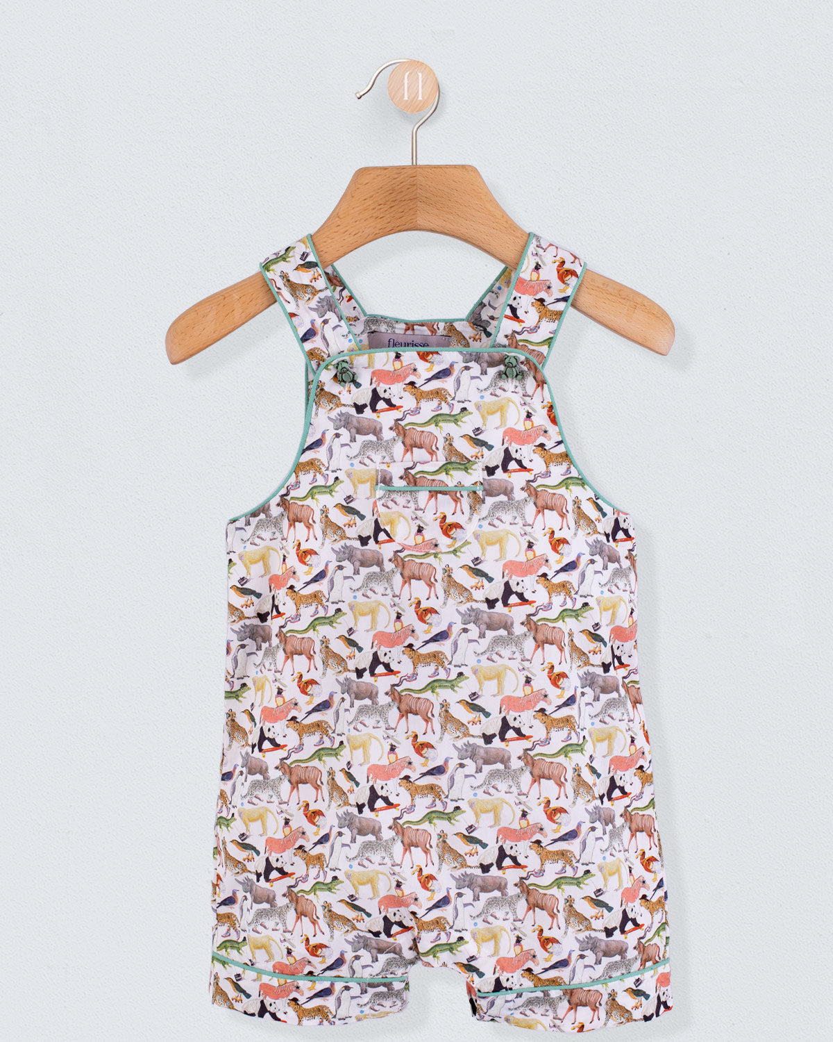 Starboard Liberty Colorful Animals Shortall - Romper