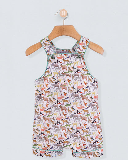 Starboard Liberty Colorful Animals Shortall - Romper