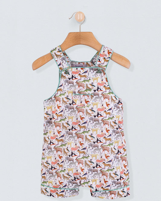 Starboard Liberty Colorful Animals Shortall - Romper