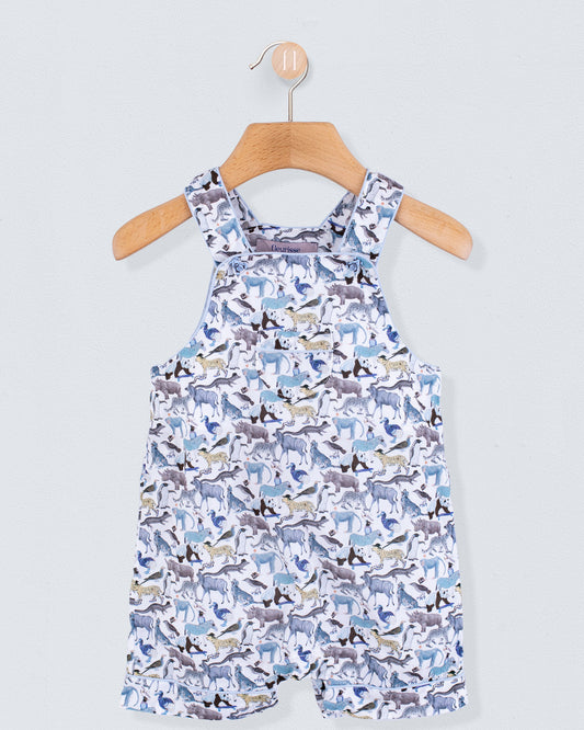 Starboard Liberty Blue Animals Shortall - Romper