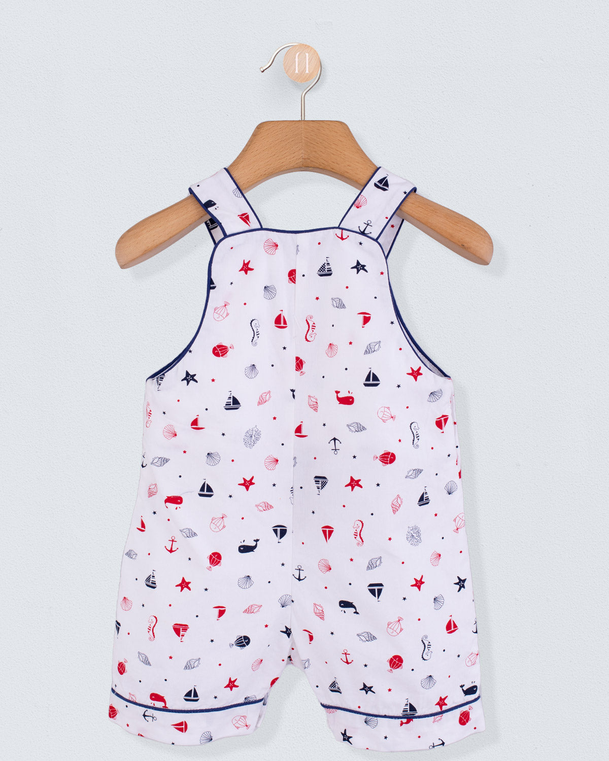 Starboard Seashells Shortall - Romper