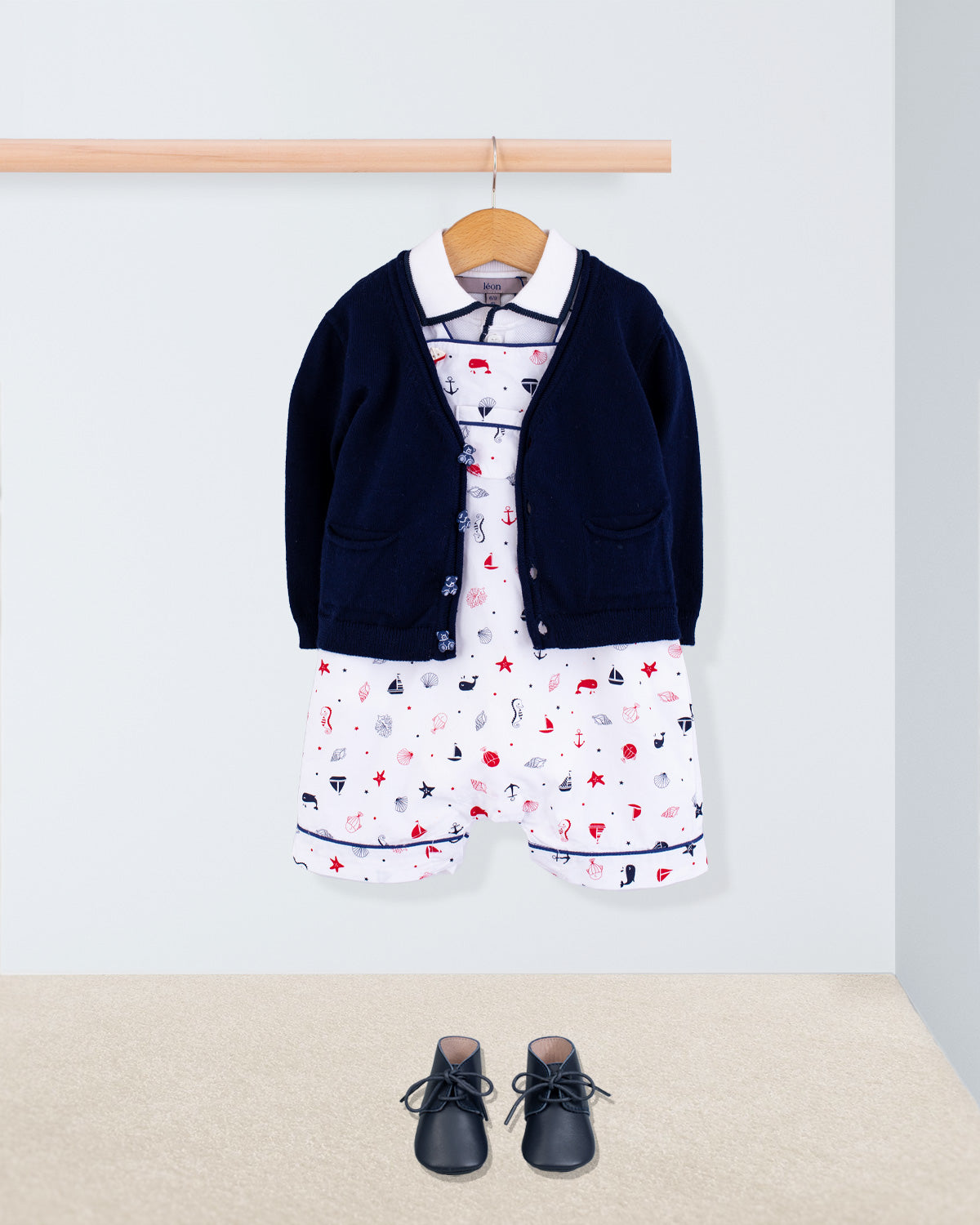 Starboard Seashells Shortall - Romper