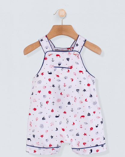 Starboard Seashells Shortall - Romper