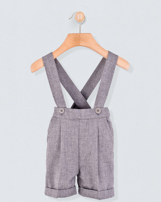 Suspender Short Adam Heather Grey - Pant