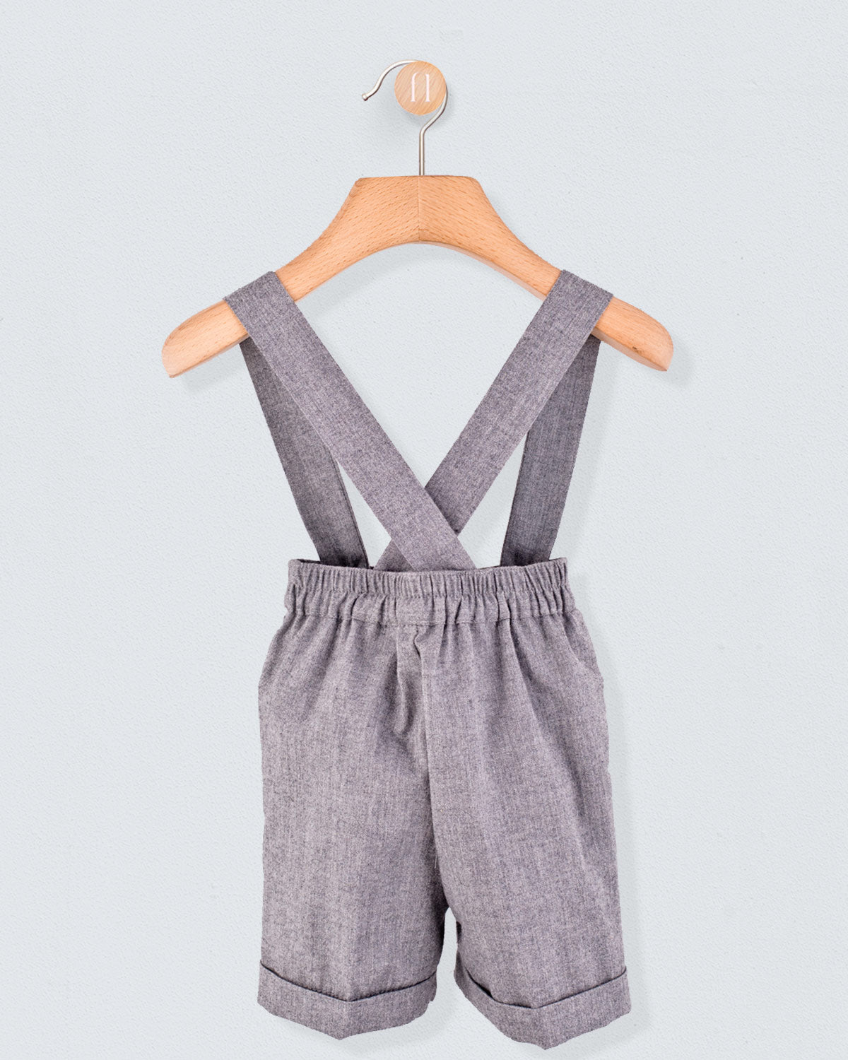 Suspender Short Adam Heather Grey - Pant