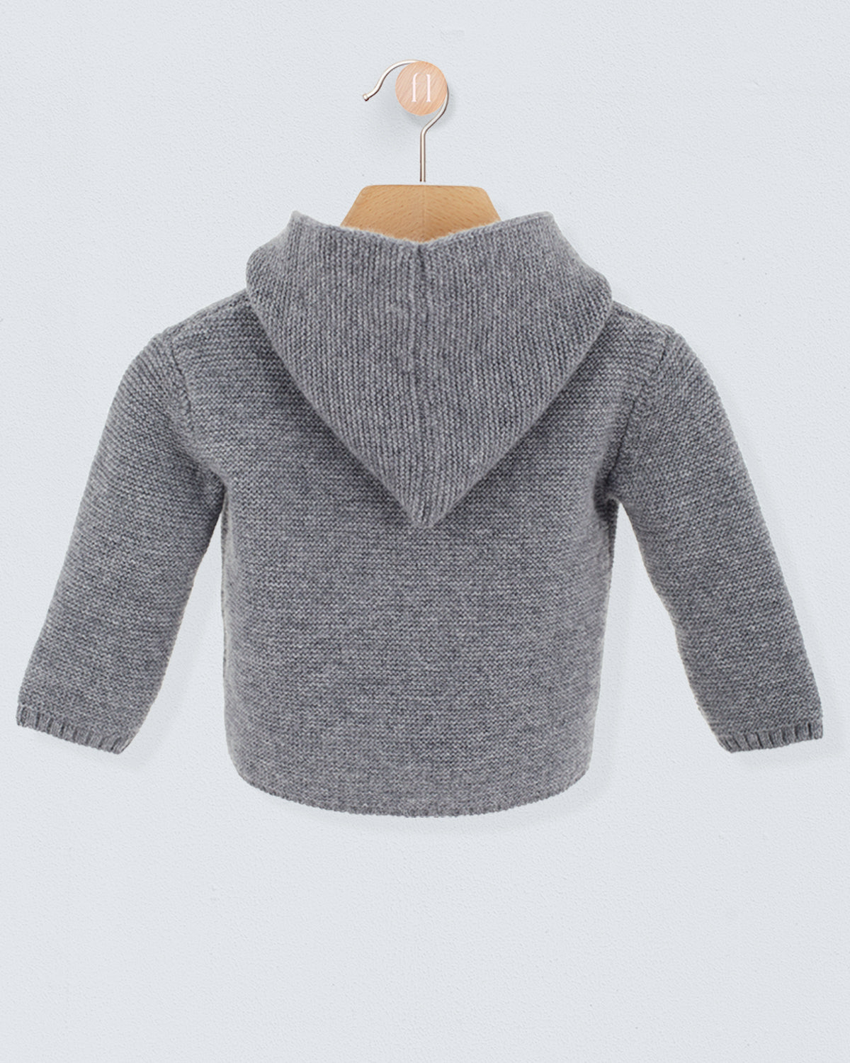 Benjamin Grey Hooded Sweater - Sweater