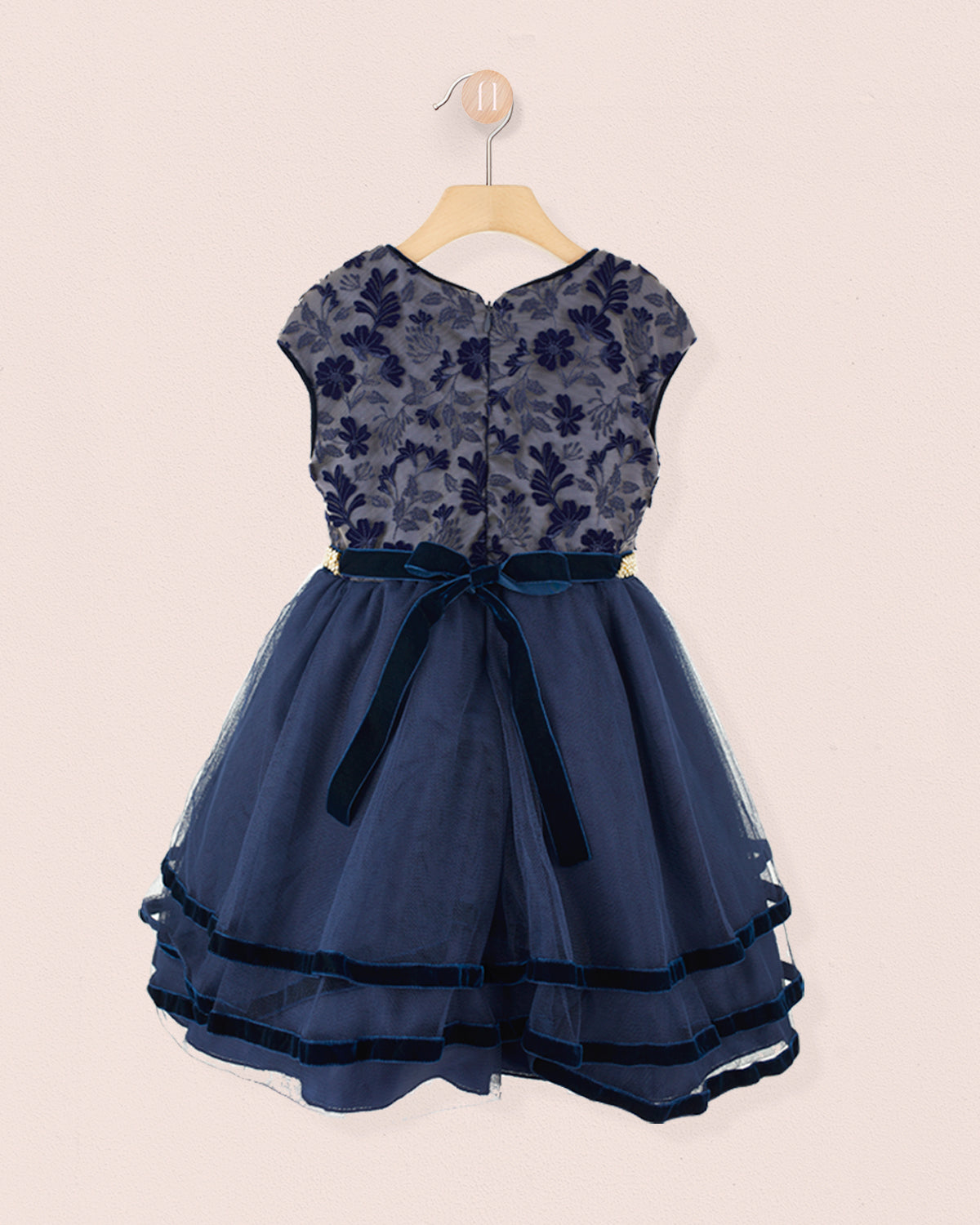 Starlight Navy Swiss Tulle Dress - Dress