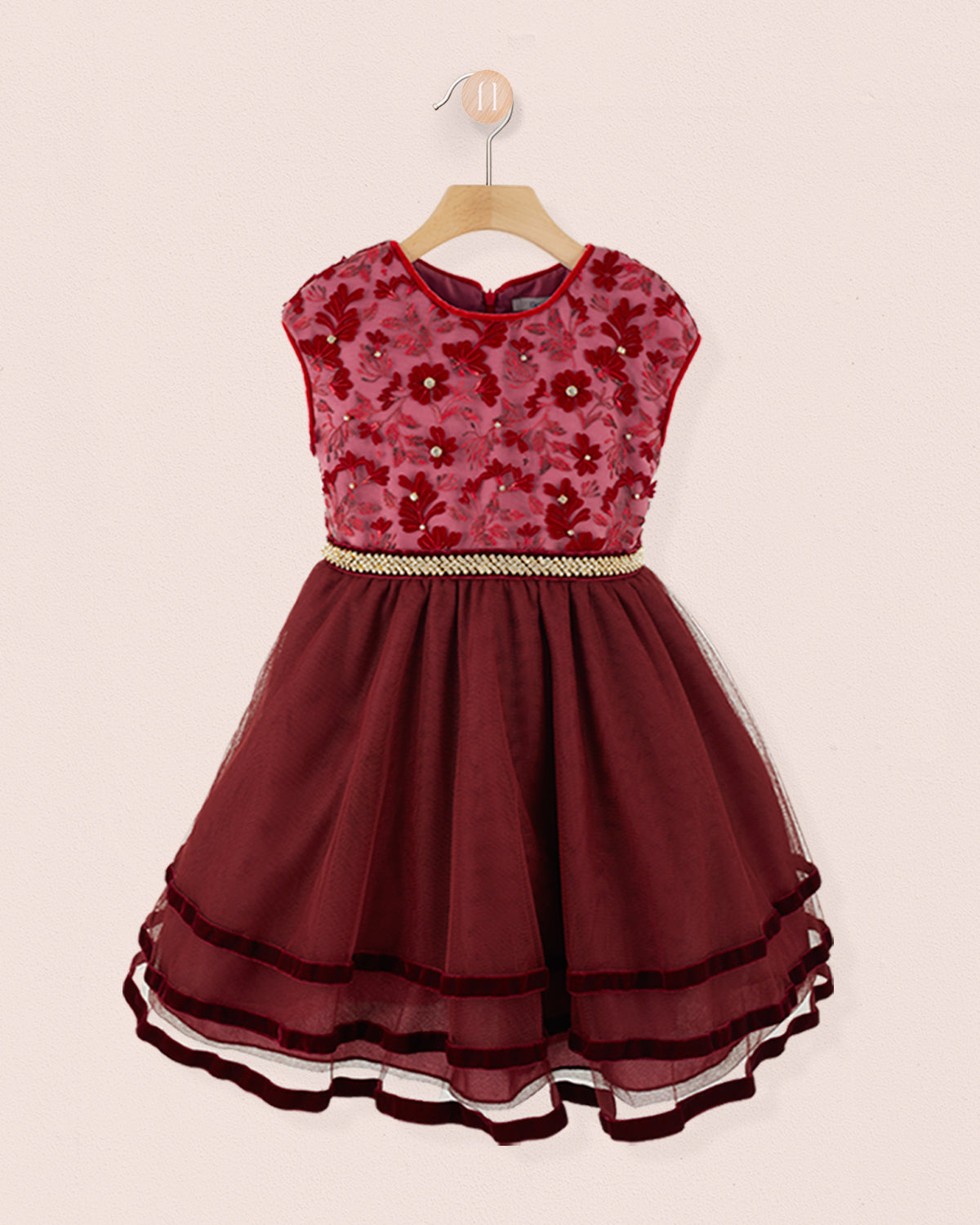 Starlight Ruby Swiss Tulle Dress - Dress