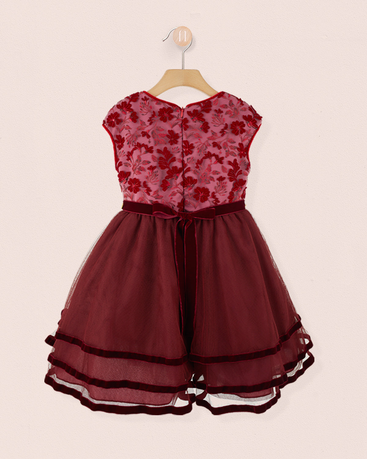 Starlight Ruby Swiss Tulle Dress - Dress