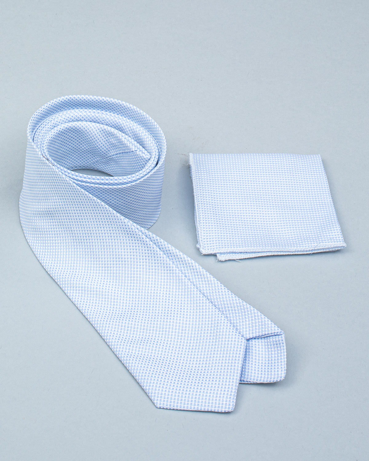 Tie and Pocket Square Sky Piave - Tie