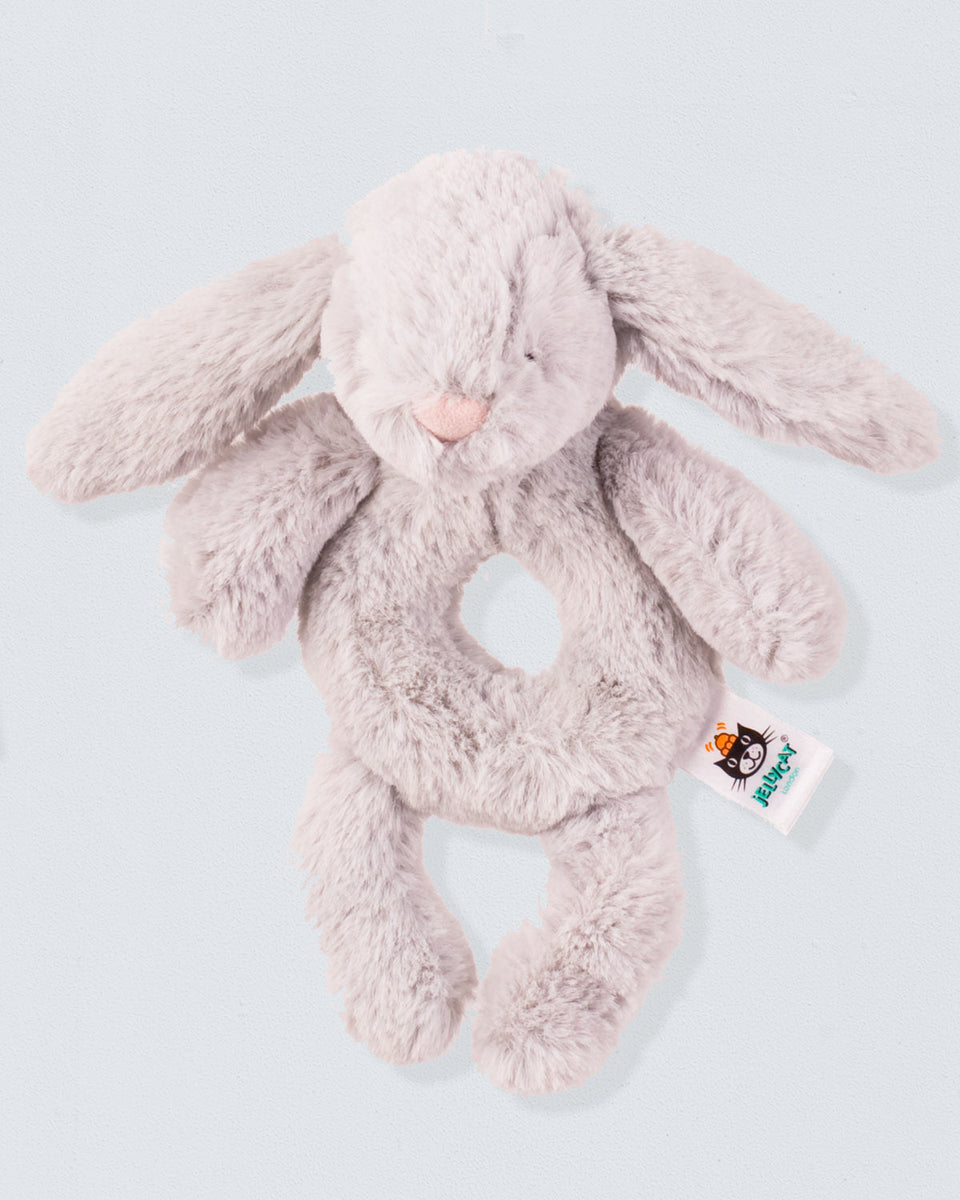 Jellycat Round Grey Rabbit Toy