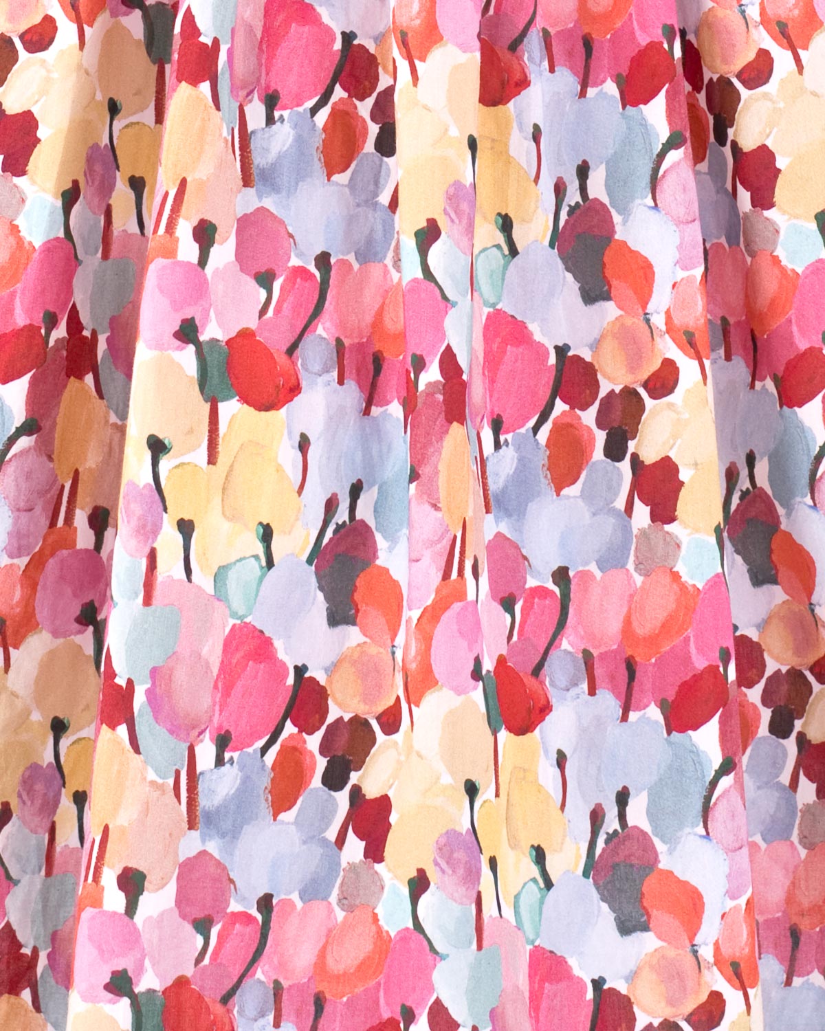 Elize Liberty Tulip Fields Coral - Smocked Dress