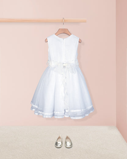 Roxanne White Tulle Dress - Dress