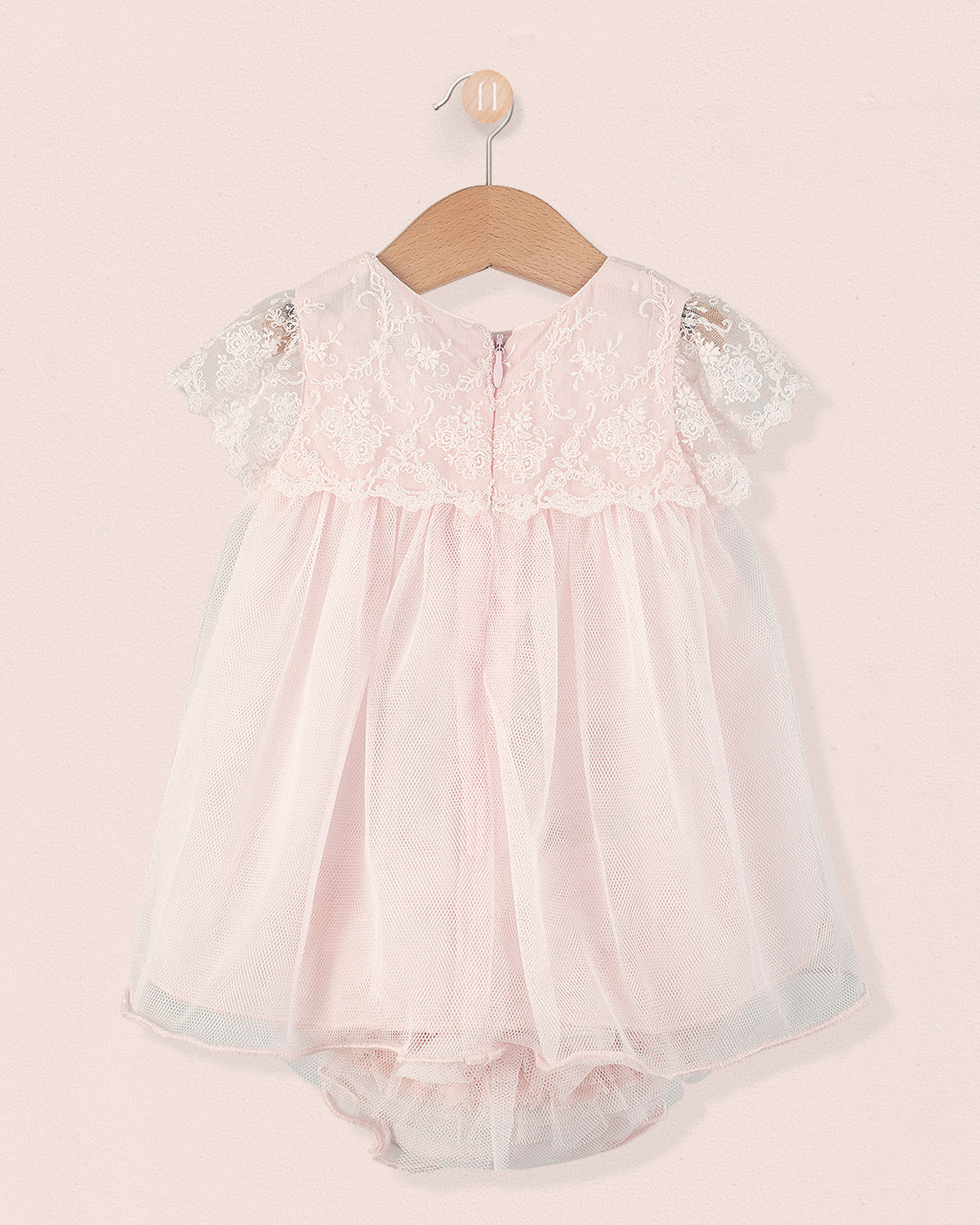 Provence Lace Dress and Diaper Cover - Baby Dress