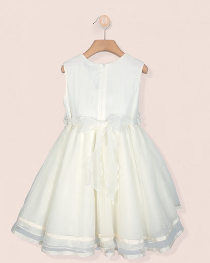 Roxanne Cream Tulle Dress - Dress