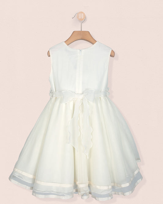 Roxanne Cream Tulle Dress - Dress