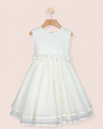 Roxanne Cream Tulle Dress - Dress