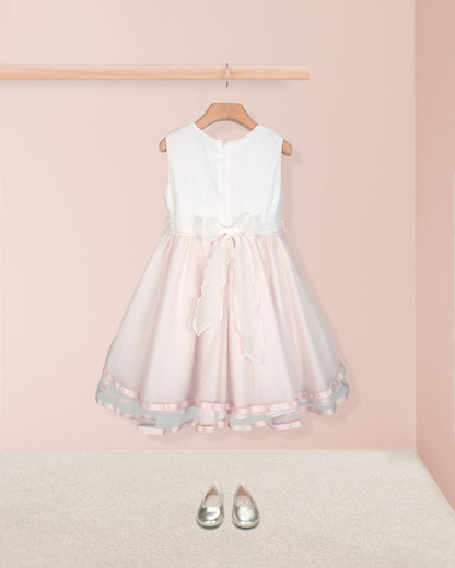 Roxanne Peach Tulle Dress - Dress