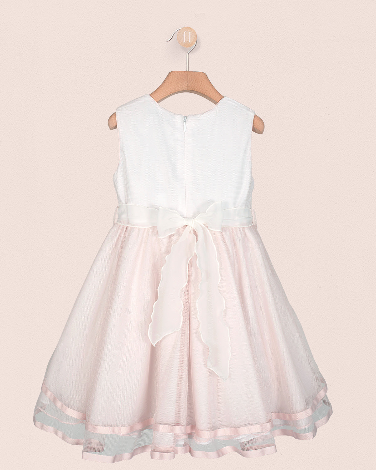 Roxanne Peach Tulle Dress - Dress