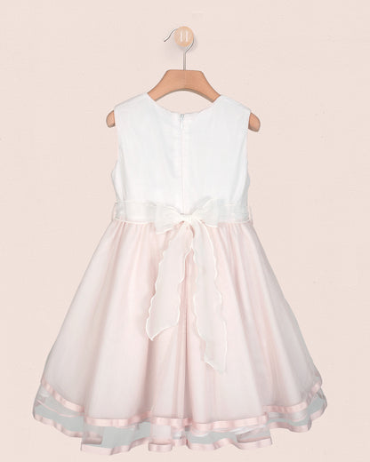 Roxanne Peach Tulle Dress - Dress