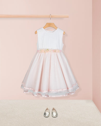 Roxanne Peach Tulle Dress - Dress