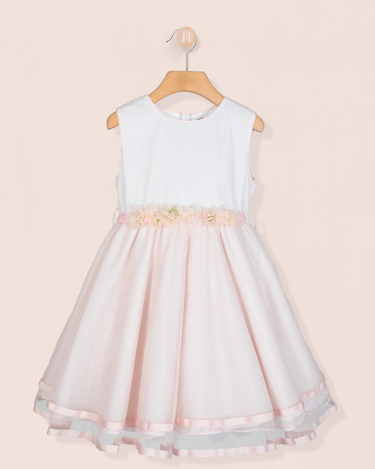 Roxanne Peach Tulle Dress - Dress