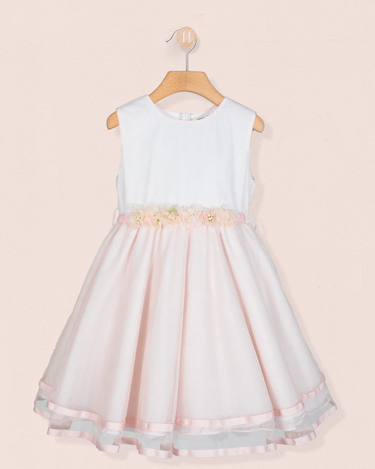 Roxanne Peach Tulle Dress - Dress