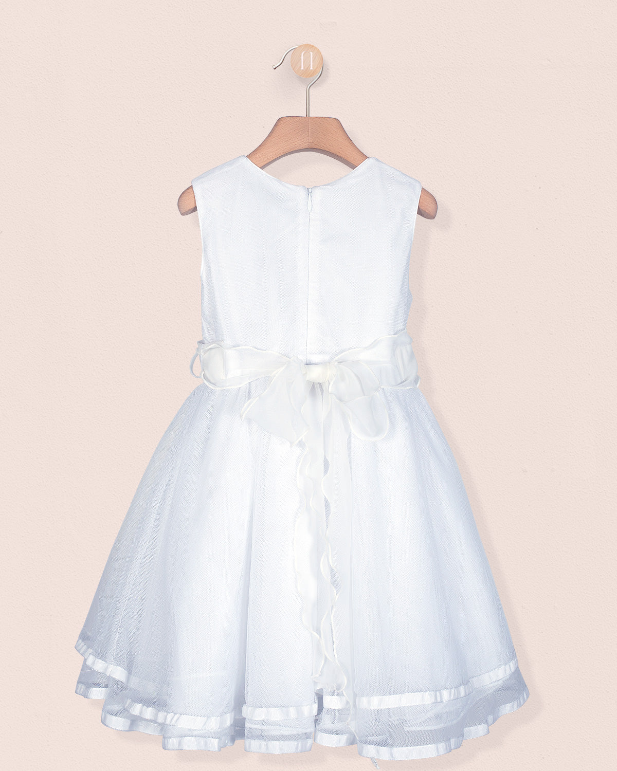Roxanne White Tulle Dress - Dress
