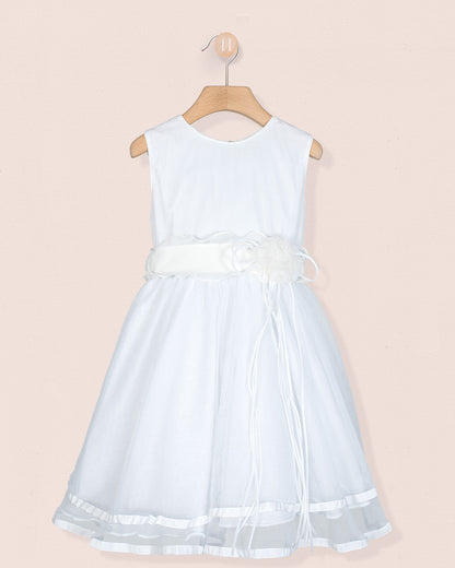 Roxanne White Tulle Dress - Dress