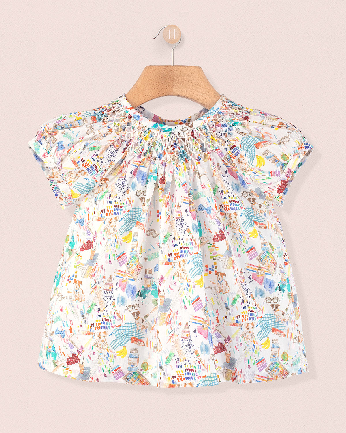 Jacqueline Liberty Puppies Tunic - Tunic