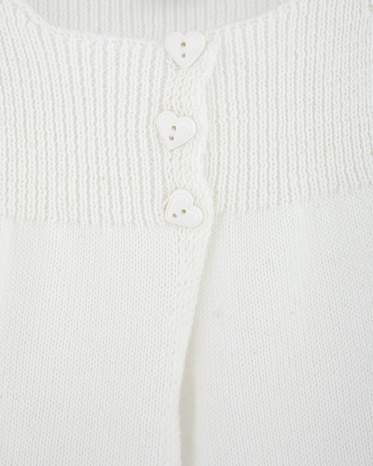 Valentine White Cardigan - Cardigan