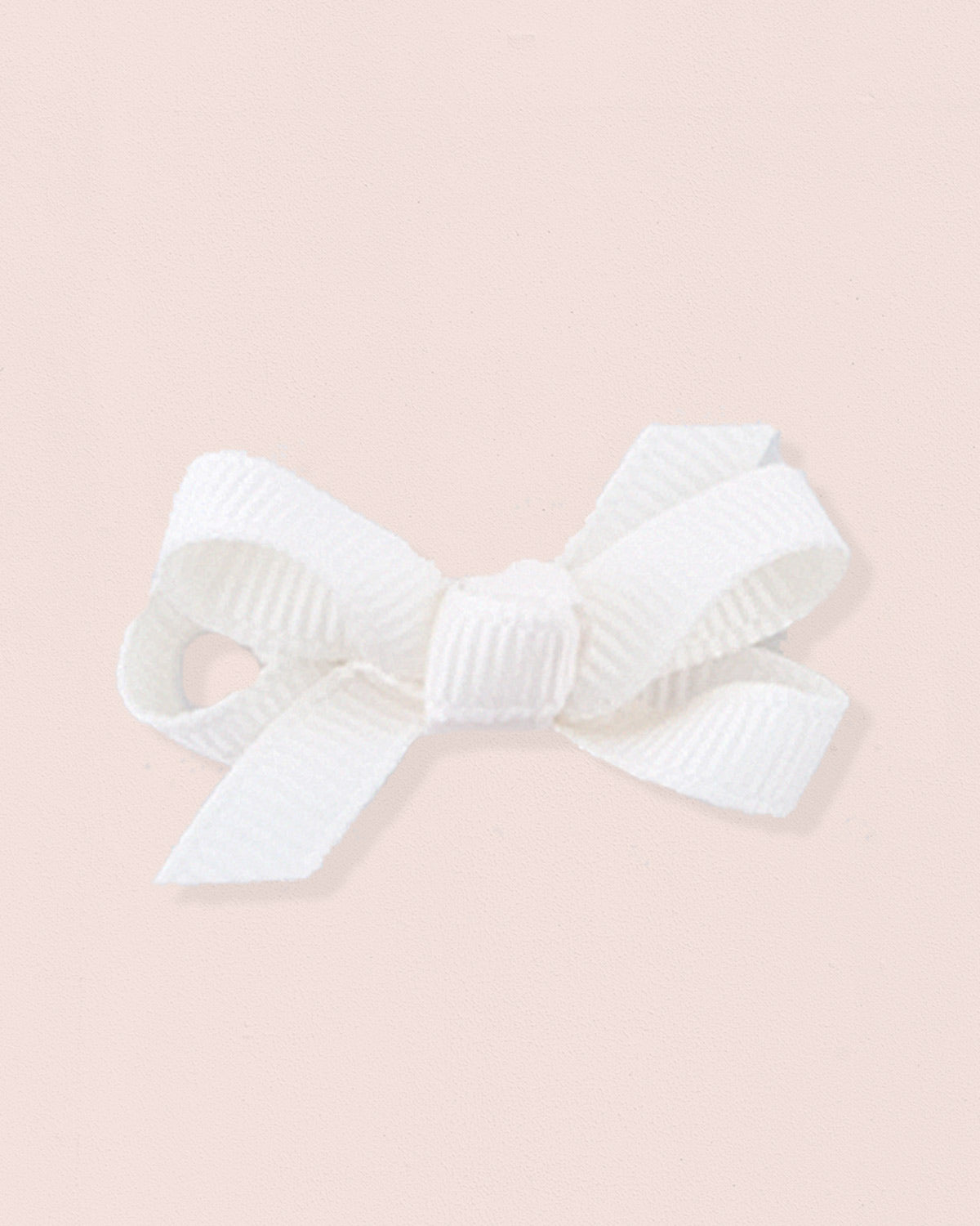 Baby Hairbow 2.5cm Cream Grain