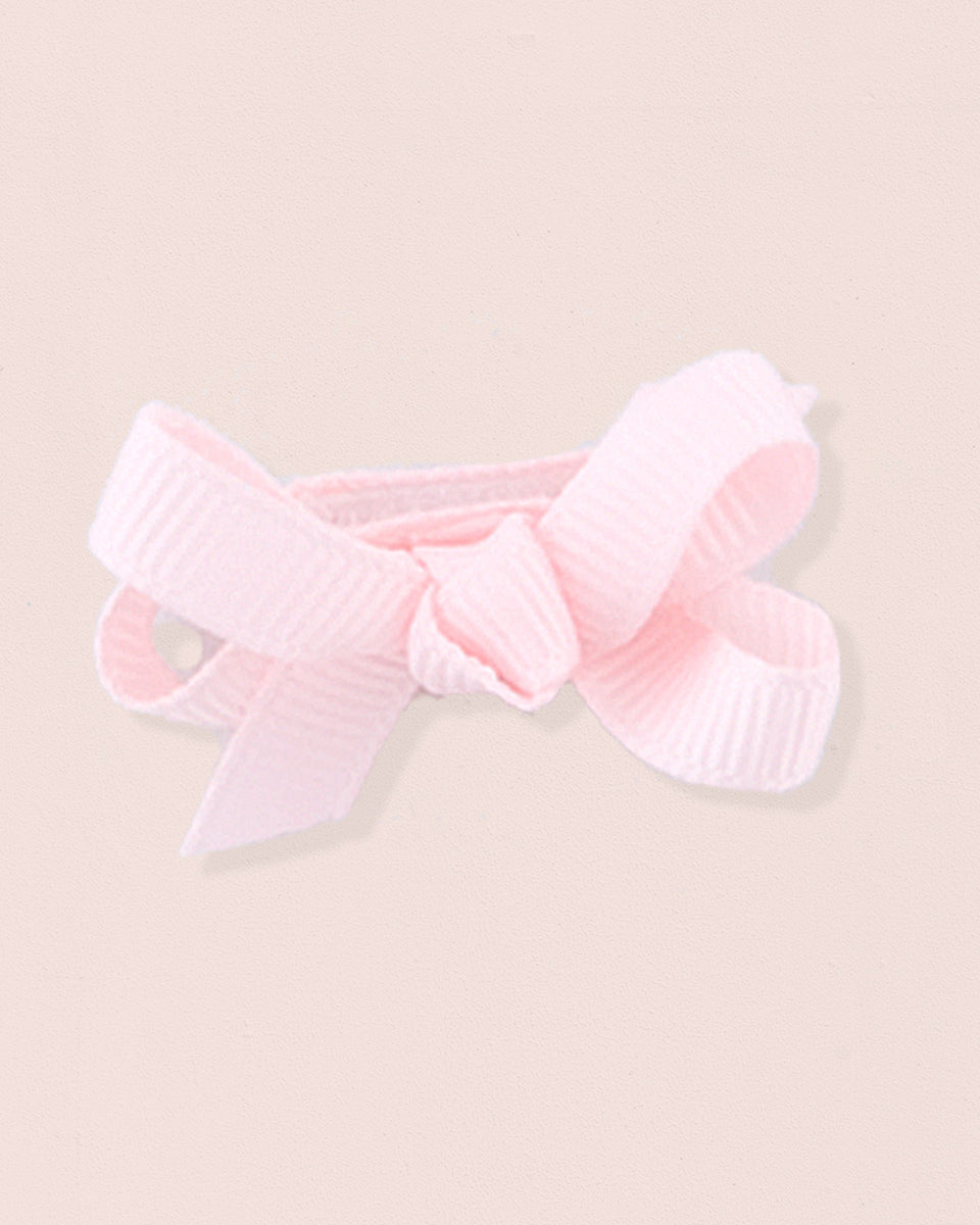 Baby Hairbow 2.5cm Pink Grain