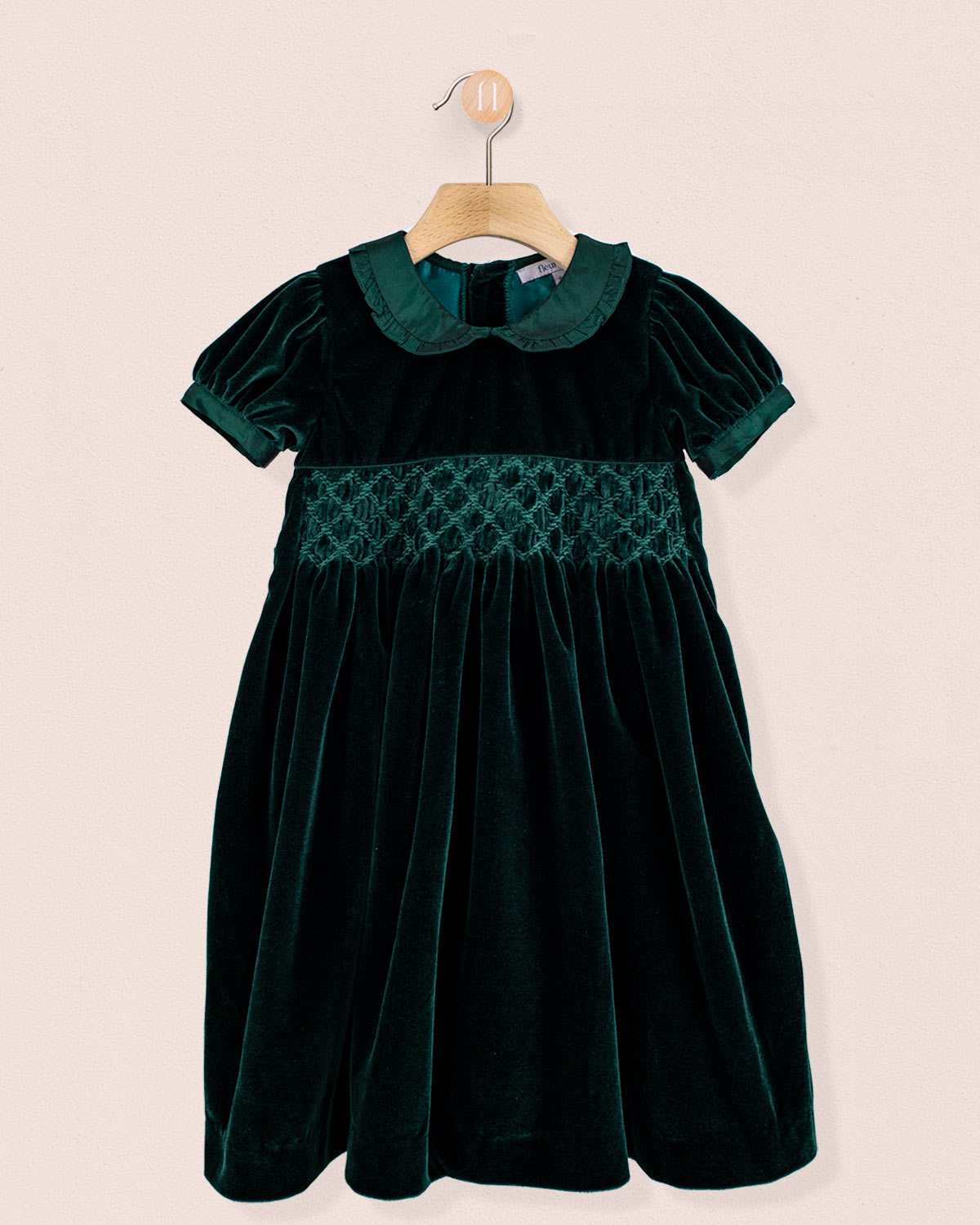 Victoria Italian Green Velvet Dress