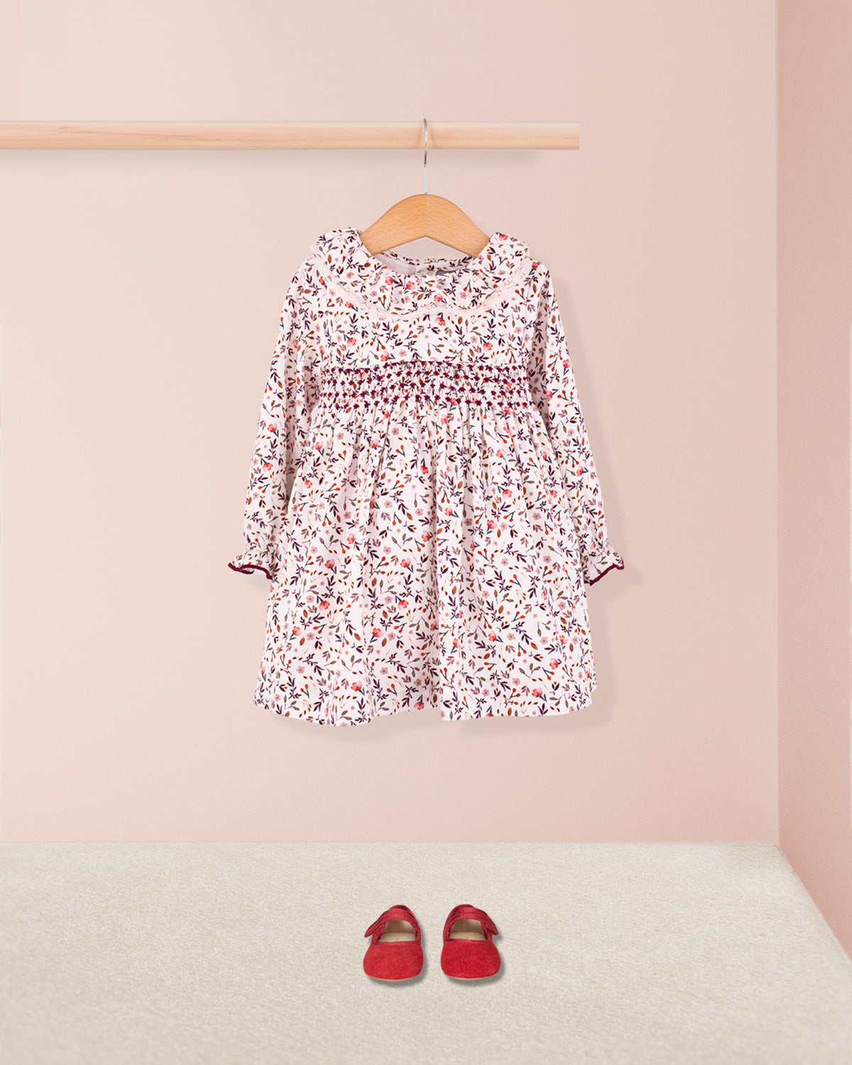 Victoria Fall Floral Smock - Baby Dress
