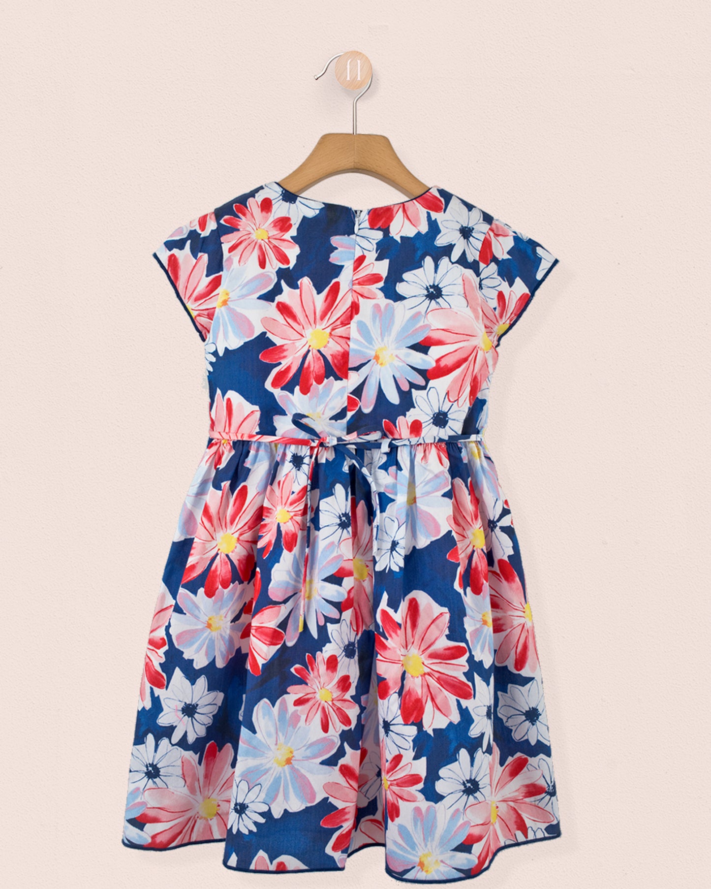 Victoire Italian Blue Daisies - Dress