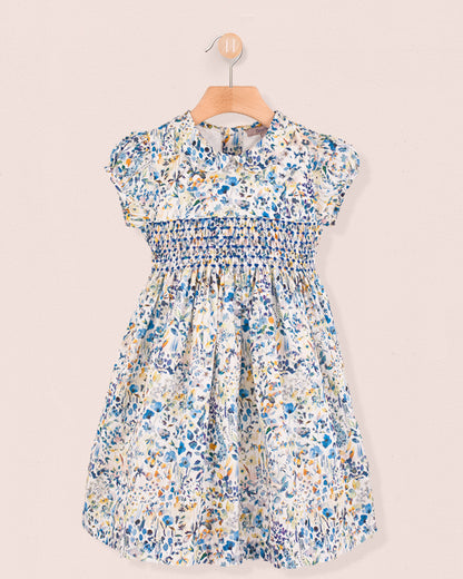 Violette Liberty Felda Blue Dress - Smocked Dress