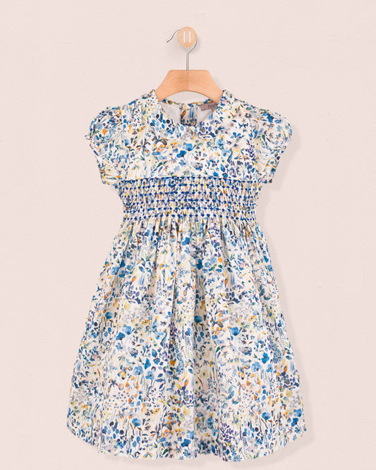 Violette Liberty Felda Blue Dress - Smocked Dress